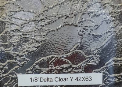 Delta Clear decorative glass pattern
