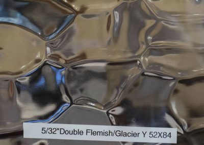 Double Flemish/Glacier decorative glass pattern