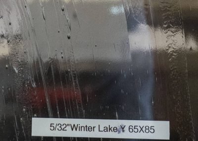 Winter Lake decorative glass pattern